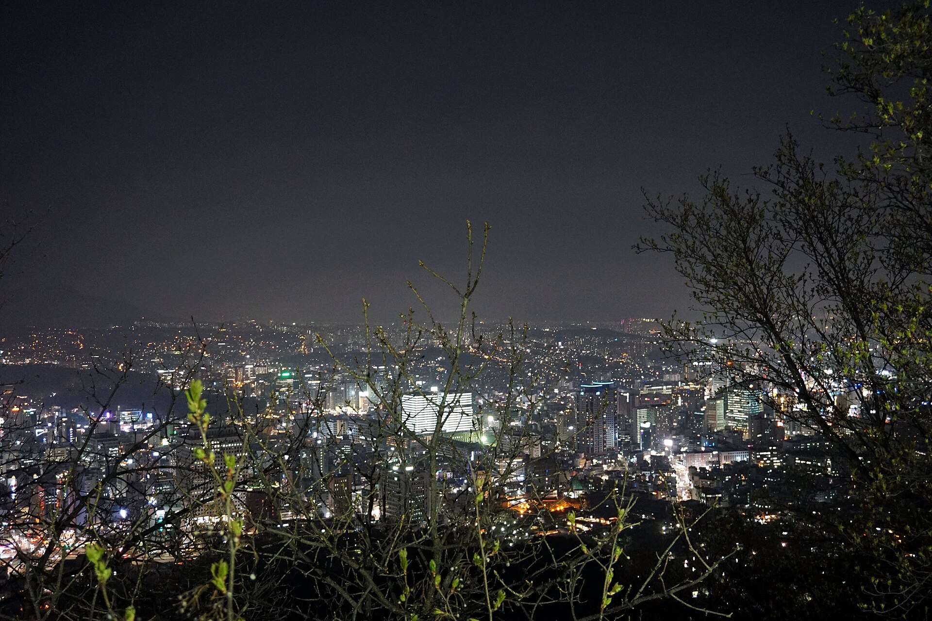 Nソウルタワーからの夜景